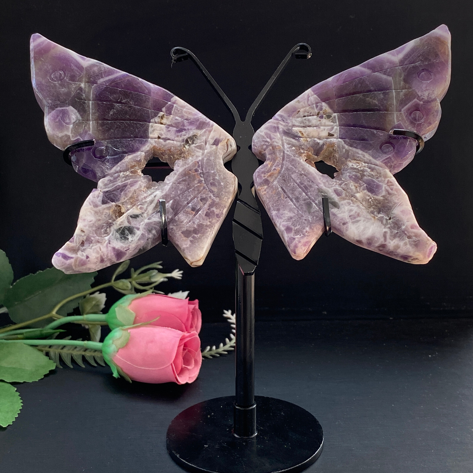 291G Natural Beantiful Fluorite Quartz Skull Hand Carved Crystal Healing Skull