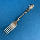 Wallace  Violet  Sterling Silver  7-1/4” Regular Fork Mono