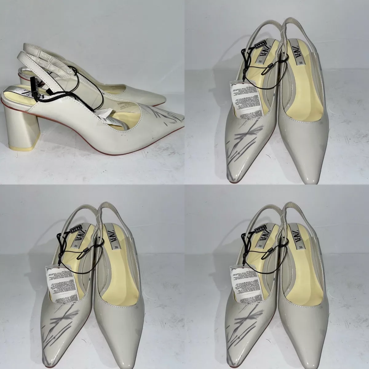 Zara zapato deals taco heel