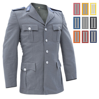 Genuine Uniform Jacket German Army Bundeswehr Dienstjacke Tunic Dress Wool Grey | eBay Genuine Uniform Jacket German Army Bundeswehr Dienstjacke Tunic Dress Wool Grey | eBay