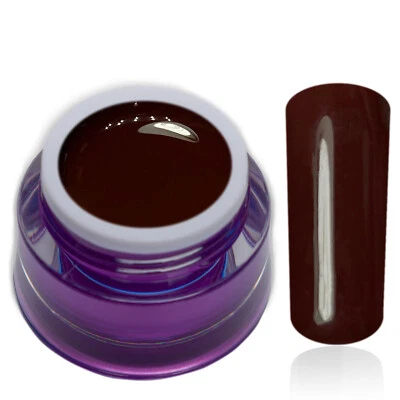 RM BEAUTYNAILS Farbgel Rotbraun Braun Rot Herbst Farbe LED UV-Gel French Nail Art Nagel Design