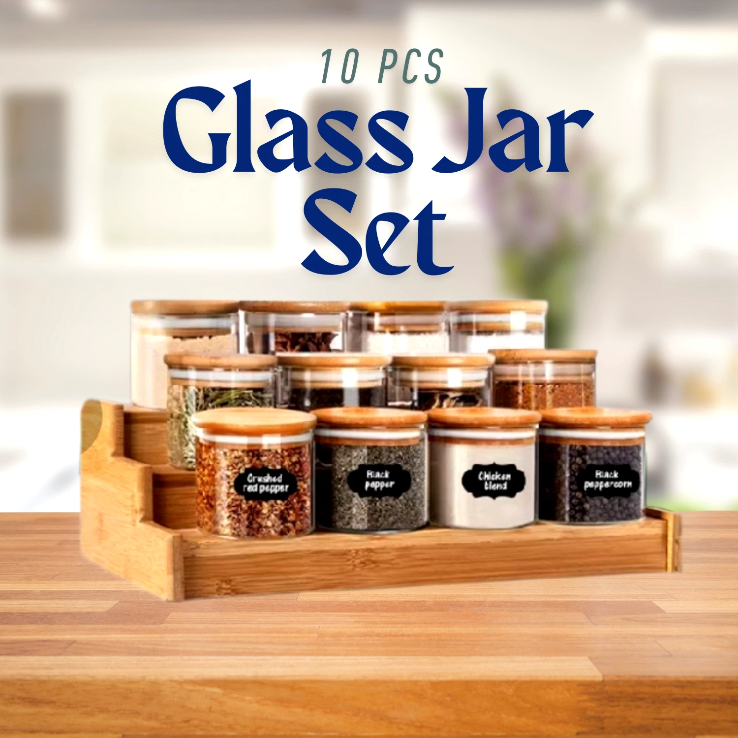 10 pieces glass jar (set)
Opens in a new window or tab