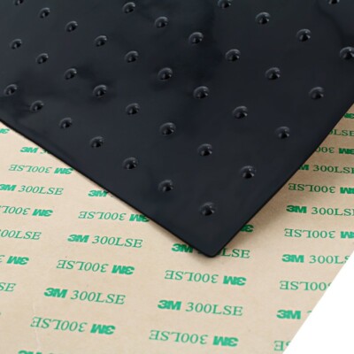 Seiten-Tankpad Platte für Buell XB12 S Lightning Motea Grip 48x48 cm schwarz