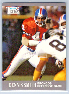 1991 Fleer Ultra Football - Dennis Smith - Denver Broncos - Base - #41