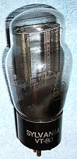 1 Sylvania VT-80 aka 80 Vacuum Tube Rectifier for Vintage Radio Power Supplies
