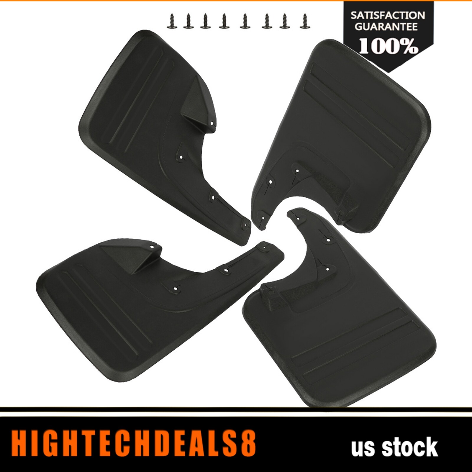Mud Flaps For Toyota 2010-14 Hilux Vigo  Splash Guard Fender Mudguard & Screws-image