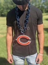 Chicago Bears Fan Chain, Giant Necklace Licensed NFL