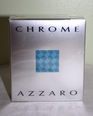 Azzaro Chrome Eau de Toilette  Spray 1.7  oz  Authentic New Sealed Box