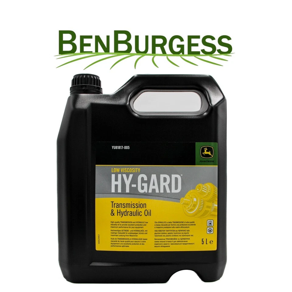 John Deere HY-Gard Low Viscosity Transmission & Hydraulic Oil 5L