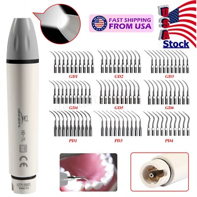 Dental LED Ultrasonic Scaler Handpiece fit for DTE SATELEC / Scaling Perio Tips
