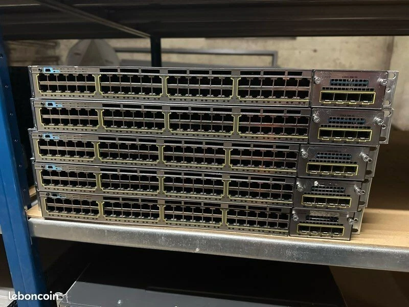 Cisco Catalyst 3750X-48P 48 Ports PoE+ stackable - Photo 1/2