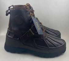 Polo Ralph Lauren Oslo High Boots Brown 11721-E21 Men’s Size 9.5