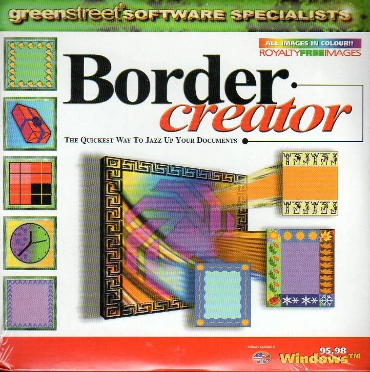 Border Creator CD-ROM para Windows - CD NUEVO EN FUNDA Foto 2 de 3