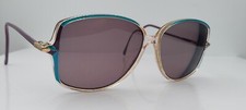 Vintage Silhouette M1767 Blue Purple Oval Sunglasses Austria FRAMES ONLY