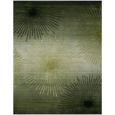 SAFAVIEH Soho SOH712G Handmade Green / Multi Rug