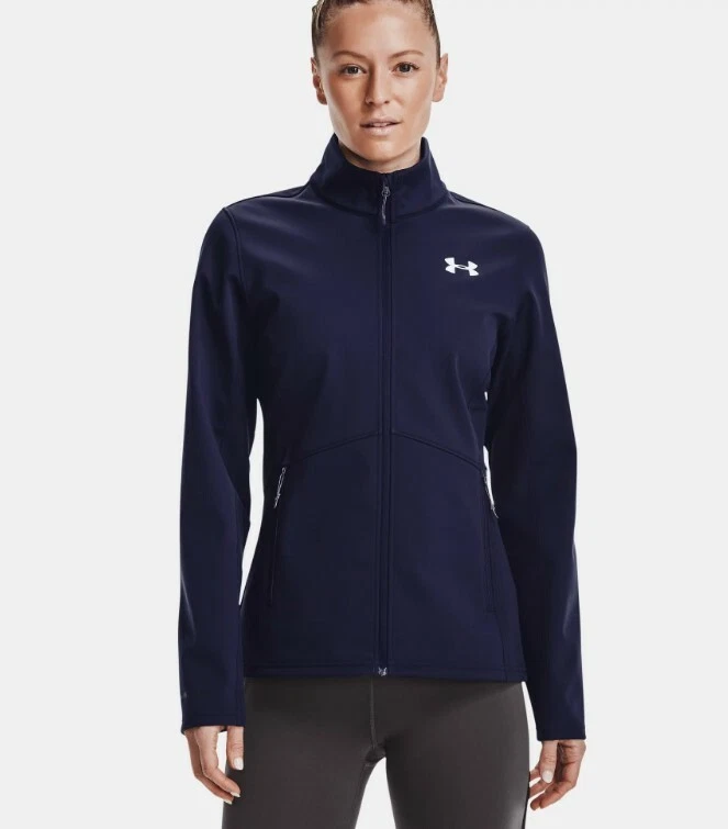 UNDER ARMOUR WOMEN'S UA STORM COLDGEAR INFRARED SHIELD JACKET NAVY#1321442-NWT