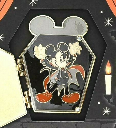 Disney Pin Loungefly Halloween Mickey Mouse Hinged in Box LE 2000 - Picture 4 of 4