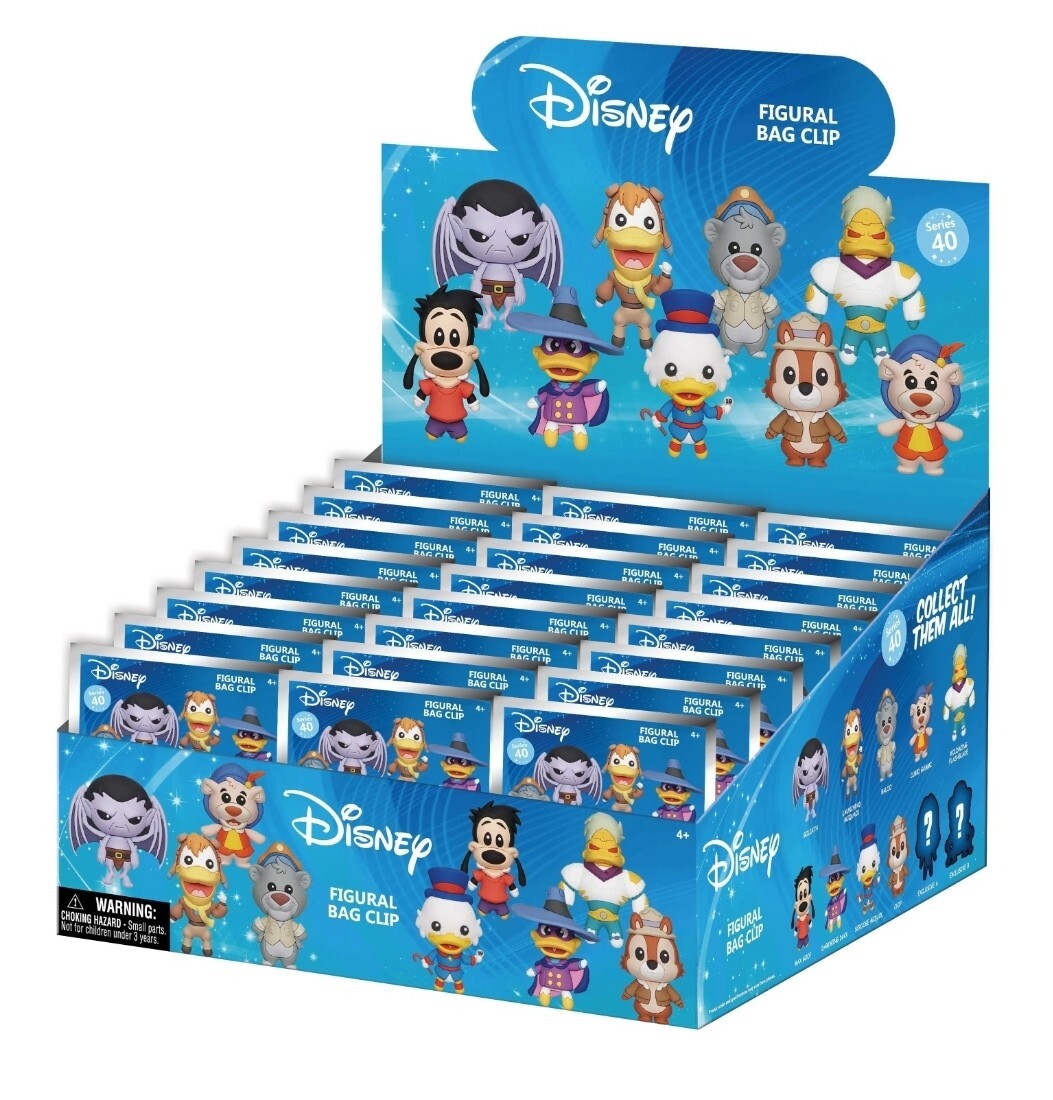 Disney 90's Cartoons 3D Foam Figure Bag Clip Series 40 Blind Bag