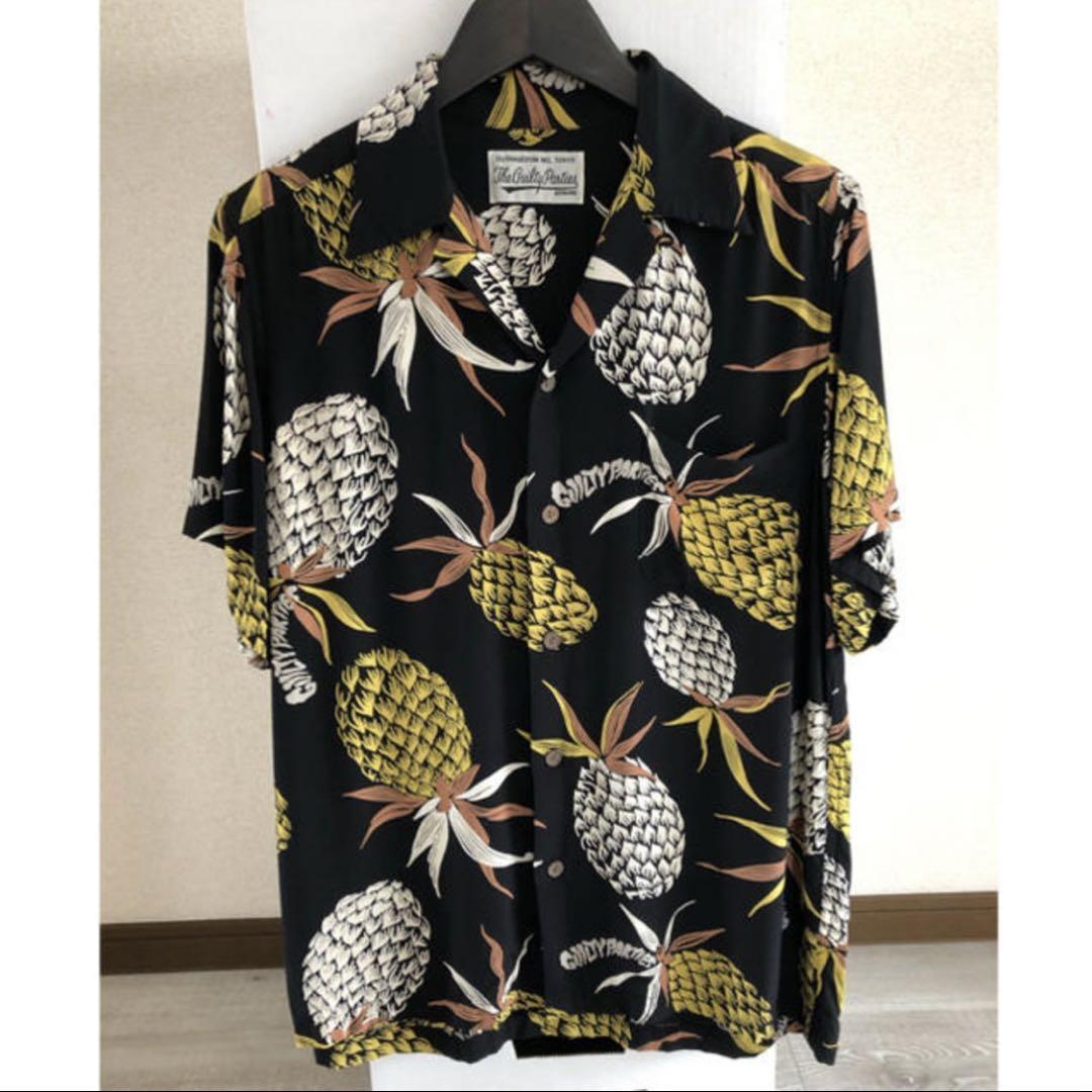WACKO MARIA ×STUDIOUS Limited HAWAIIAN SHIRT Pineapple Short 