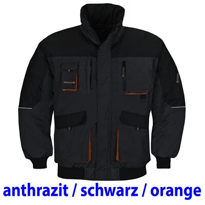 TERRATREND GERMANY Berufsbekleidung Beruf Jacke Arbeit Jacke anthrazit winter Schutz Größe S-7XL //
