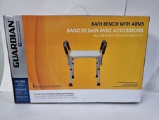 Guardian Bath Shower Chair/Bench w/ Arms No Back BRAND NEW IN BOX -