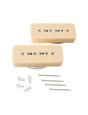 Metallor P90 Soap bar Pickup Bridge and Neck Pickups Set for Electric Guitar