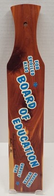 Vintage Wooden Fanny Paddle Spanking Stick Board Of Education Novelty Kitch