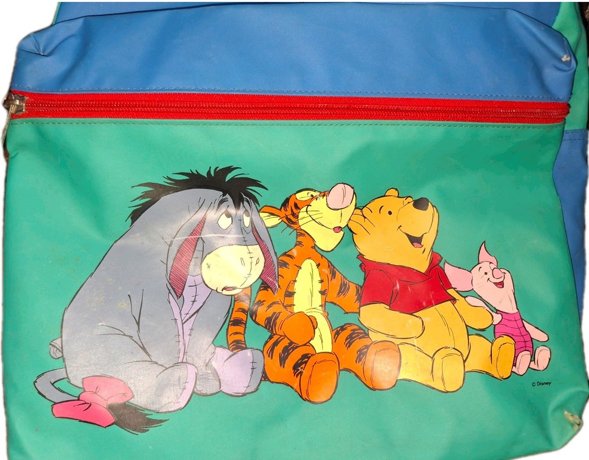 Vintage 90s Kids Backpack Winnie The Pooh Y2k Kid Core