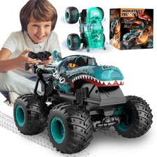 Monster Truck Toys, 2.4Ghz Remote Control Monster Trucks for Boys Age 4-7, 1:...