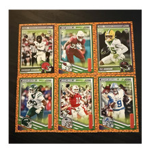 Panini 2025 Score NFL Cards Lot (6) Sanders, Maye, Allen,Benson Johnson,Williams