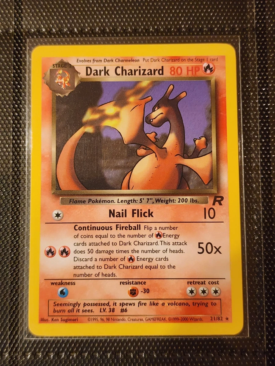 Darkness Charizard Pokémon TCG Individual Collectible Card Game