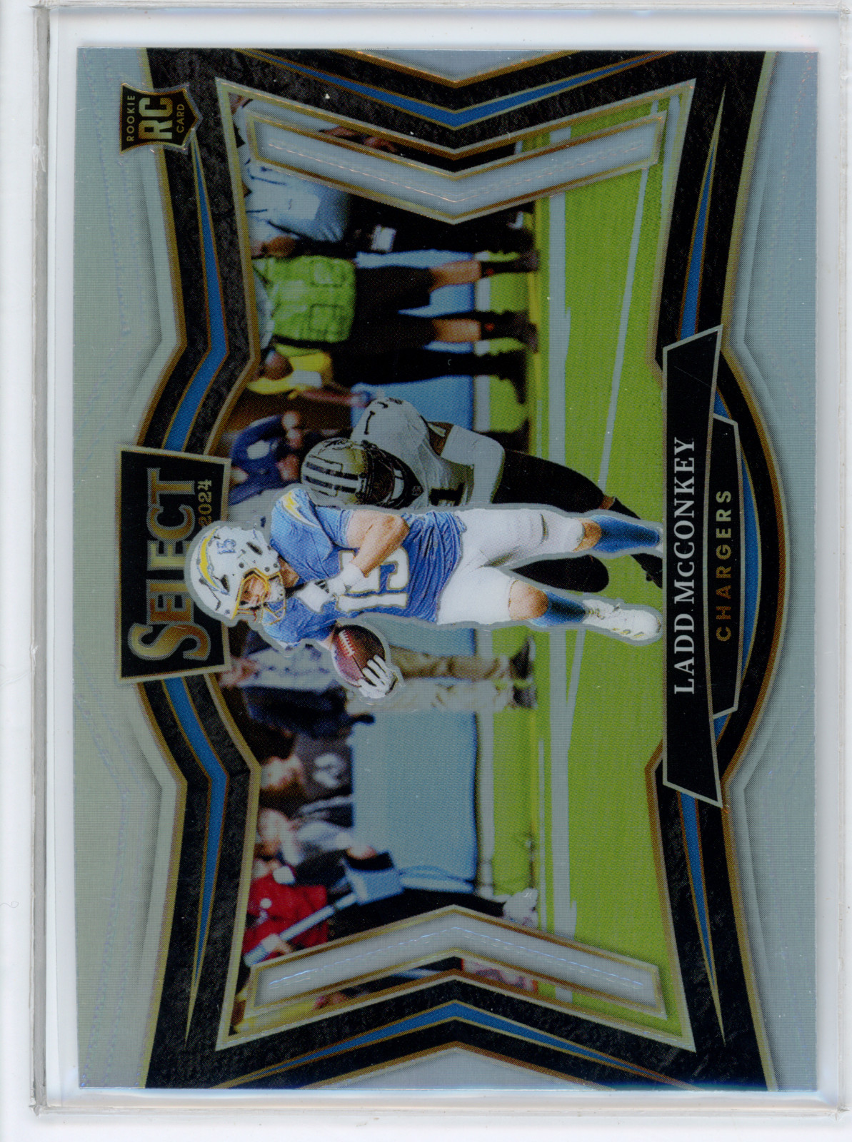 2024 Panini Select Ladd McConkey #478 RC Rookie Silver Field Level Prizm (DG)