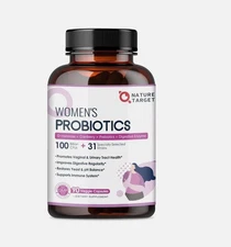 NATURE TARGET Probiotics for Women, with Cranberry for Urinary Tract Health 90