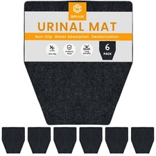 Urinal Mats NonSlip NonAdhesive Water Absroption Bathroom, Restaurant, Gym, R...