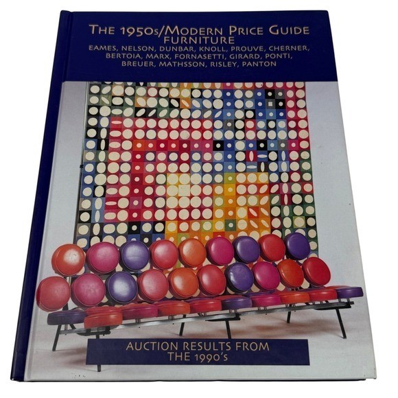 The 1950s/Modern Price Guide Furniture Book Blue Hardcover 1999 Eames Nelson