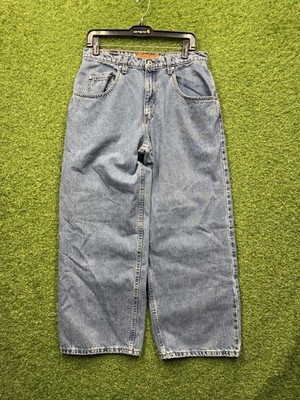 Vintage Levis Silver Tab MASSIVE Jeans Mens 31x30 Baggy 90s Wide