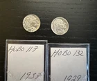 Hand Engraved Hobo Nickels Lot of 2 Buffalo 1937, 1929 - Carved USA Art #2