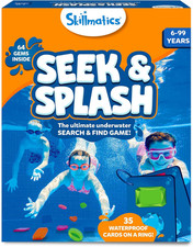 Skillmatics Pool Toys - Seek & Splash, Search & Find Water Game, Swimming Poo...