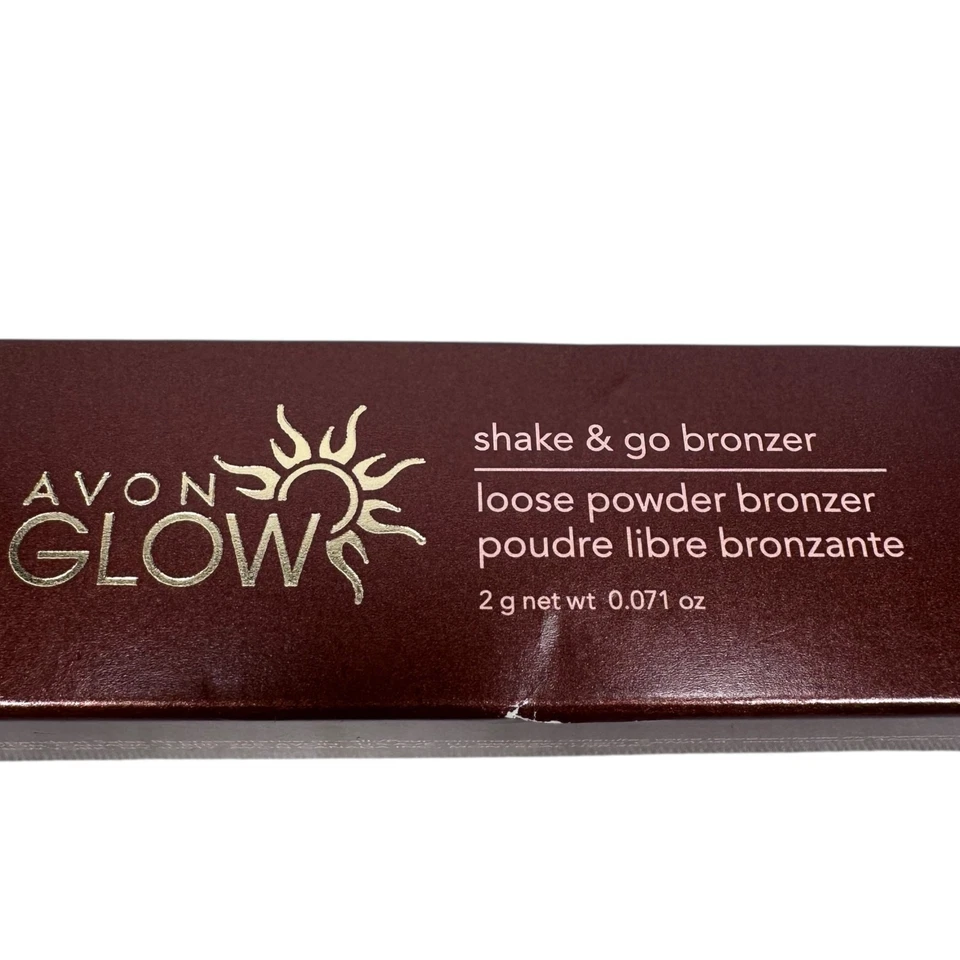 Avon Glow Shake & Go Bronzer Loose Powder Medium S201 0.071 Oz New - Image 2 of 3