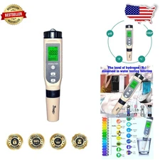 4-in-1 Water Tester pH ORP H2 Temp ATC  Accurate