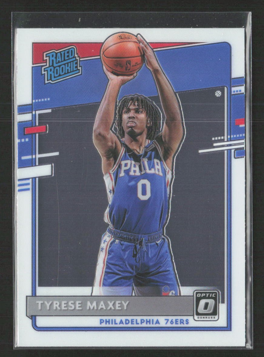 2020-21 Donruss Optic #171 Tyrese Maxey - NM/MT+