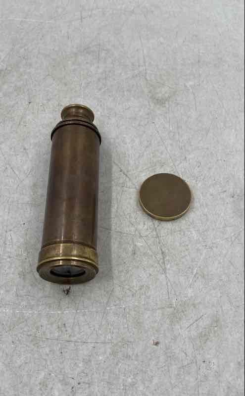 Vintage Collectible Brass Tube Expandable Nautical Handheld Telescope Spyglass