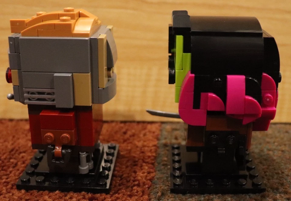 LEGO BRICKHEADZ: Star-Lord/Gamora (41606 y 41607) con manuales y cajas Foto 3 de 4