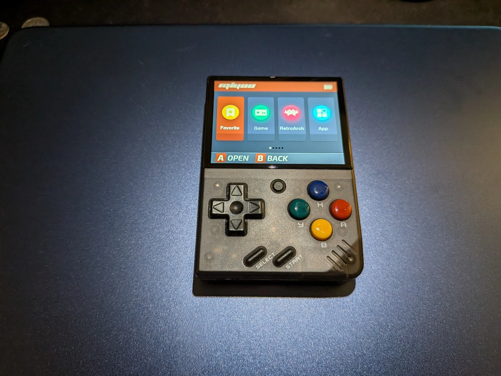 Miyoo Mini V2 Transparent Black (Not Plus) 2.8" Retro Handheld - NO SD CARD