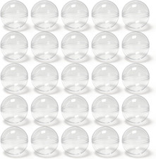 50Pcs 2 Inch Vending Machine Capsules Gumball Machine Capsules Clear Plastic