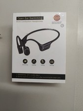 Bone Conduction Bluetooth Headphones w/ 32GB Mp3 Player IPX8 Waterproof, Black