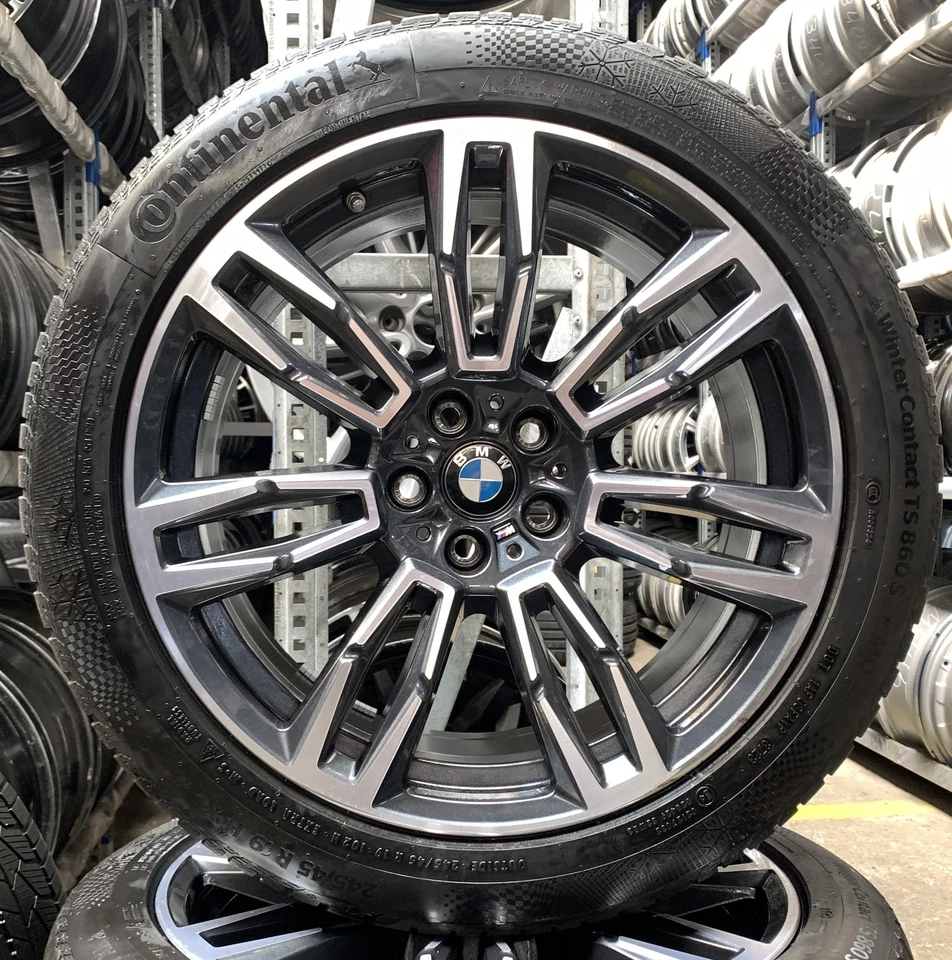 4x Original BMW Winterräder 245/45 R19 102H - für 5er i5 G60 G61 2866 - Bild 2 von 4