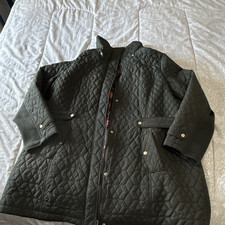 Zara Women s Plus 22/24 Black Quilted Button ...