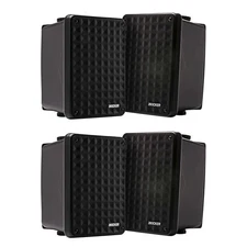 Kicker 46KB6B Black Outdoor Speaker Bundle - 4 Speakers