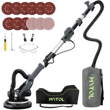 Drywall Sander, 7.2A Electric Drywall Sander with Vacuum Dust Collection, LED...